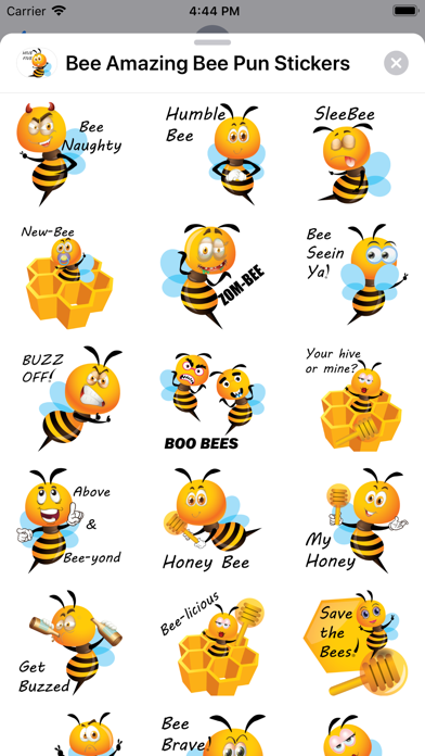 Bee Amazing Bee Pun Stickers screenshot 4