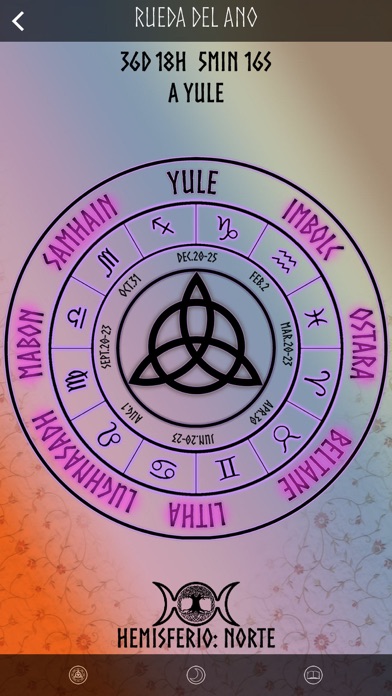 Wicca Calendar screenshot 2