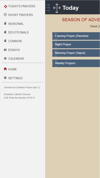 How to cancel & delete Emmanuel Chaldean Prayer from iphone & ipad 2