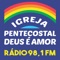 A Rádio 98,1 FM de Votuporanga transmite 24h por dia à programação da Igreja Pentecostal Deus É Amor (IPDA) que foi fundada pelo missionário David Martins de Miranda no ano de 1962