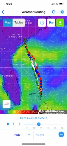 Captura 4 PredictWind— Pronóstico Marino iphone