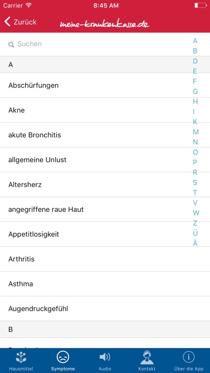BKK VBU Hausmittel App screenshot-3
