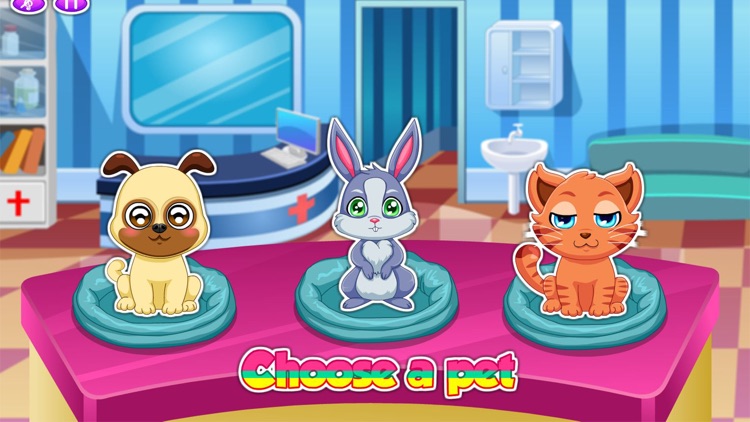 Pet Doctor Animals Caring Game