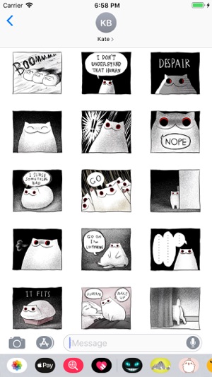 Gloomy Cat Stickers(圖2)-速報App