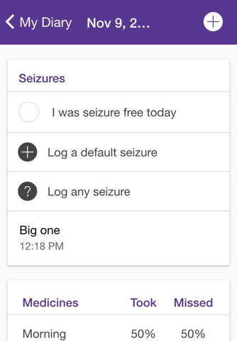 My Seizure Diary screenshot 2