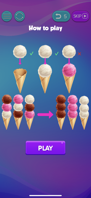 Sorting Ice Cream - OCD Games