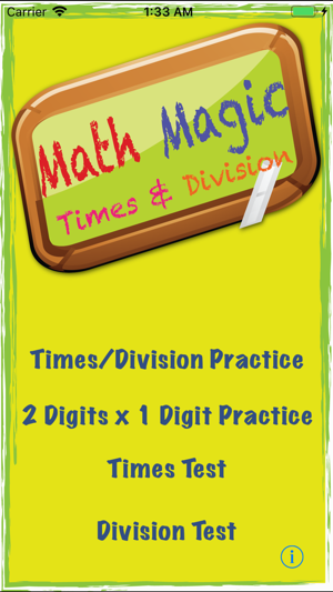 Math Magic Times and Division