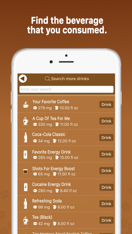 Caffeine Tracker Counter App