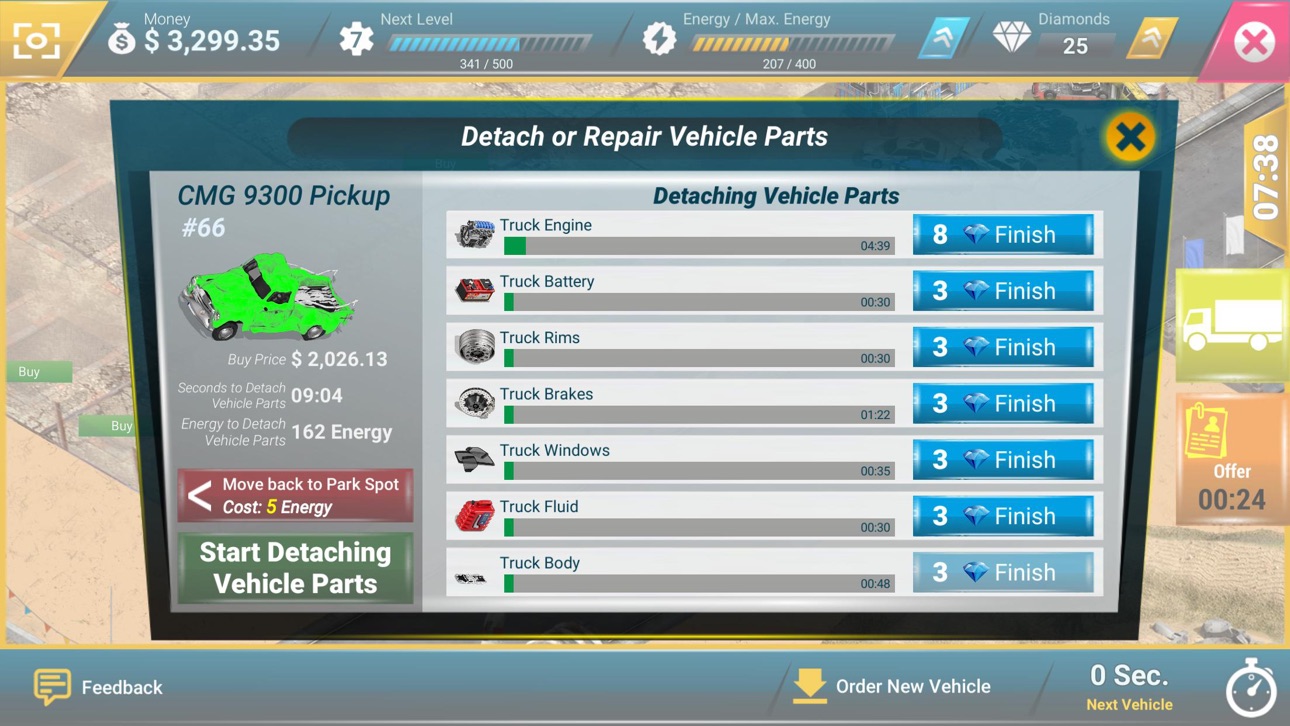 Junkyard Tycoon - Car Business Hack screenshot 5 - iOS game interface