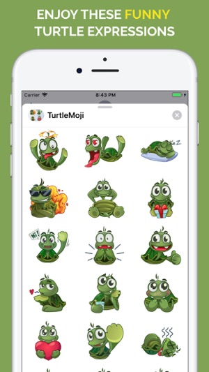 TurtleMoji - Turtle Emojis(圖2)-速報App