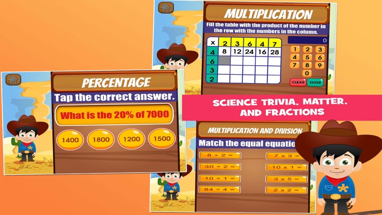 Cowboy 5th Grade Games screenshot-4