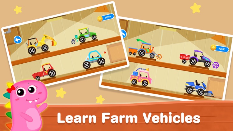 Dinosaur Farm Truck Drive Game