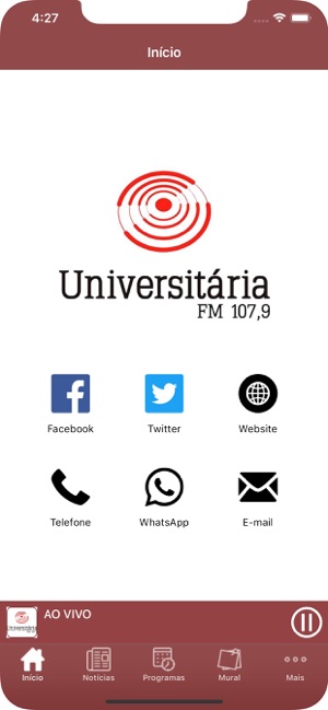 Rádio Universitária FM 107,9(圖1)-速報App