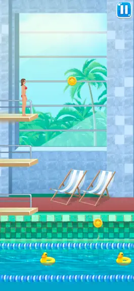 Game screenshot Flip Diving Swimming Simulator apk