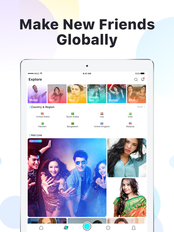 iPad Image of BIGO LIVE-Live Stream, Go Live