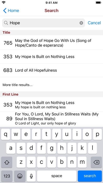 How to cancel & delete Glory to God Ecumenical Hymnal from iphone & ipad 3