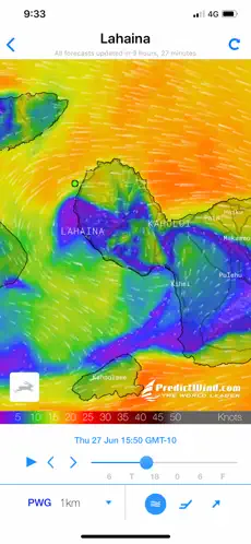 Captura de Pantalla 1 PredictWind— Pronóstico Marino iphone