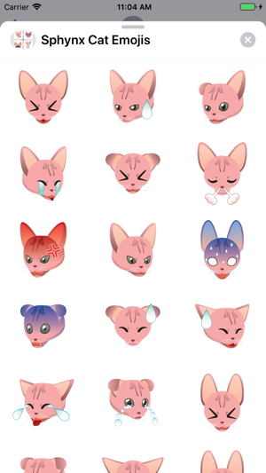 Sphynx Cat Emojis(圖2)-速報App