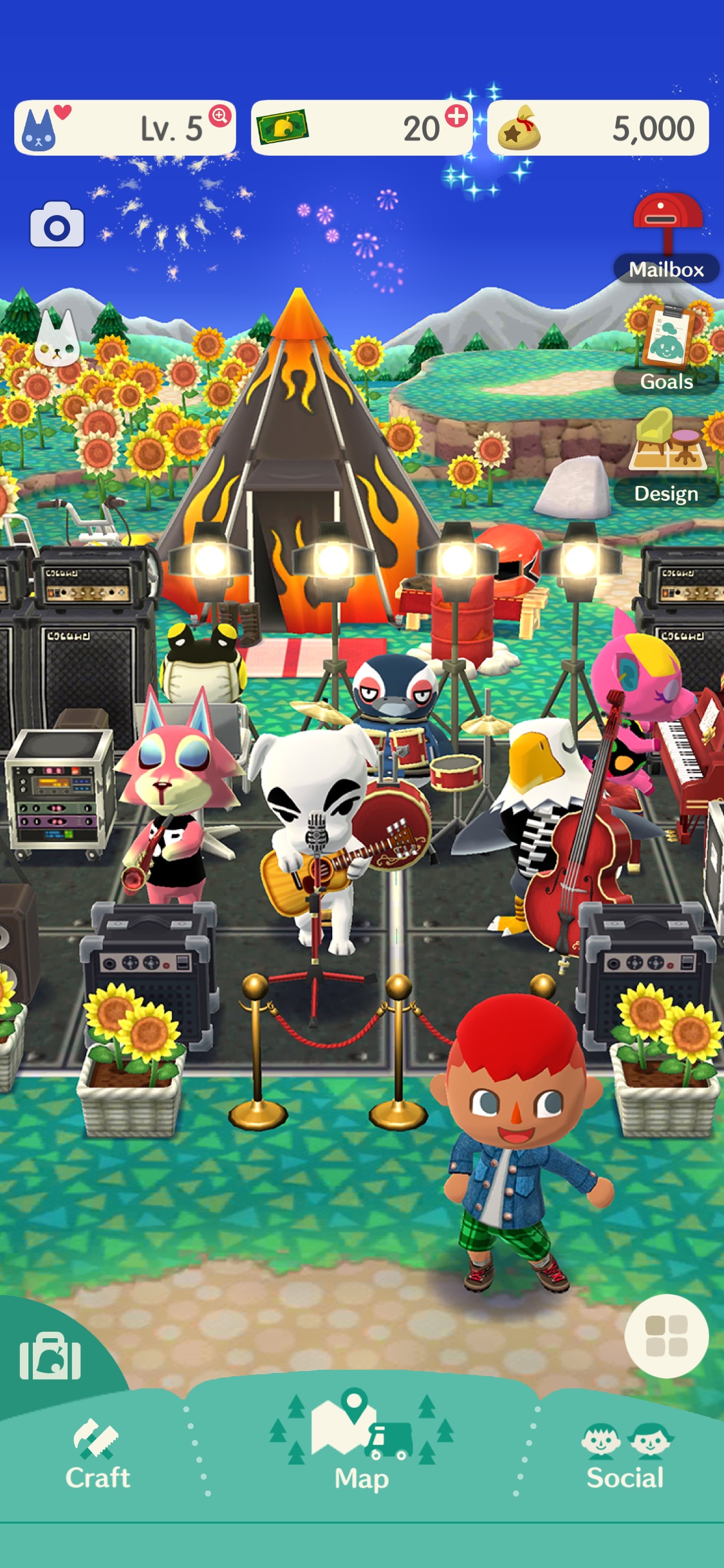 Screenshot do app Animal Crossing: Pocket Camp