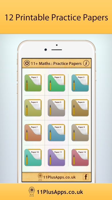 How to cancel & delete 11+ Maths Practice Papers from iphone & ipad 1