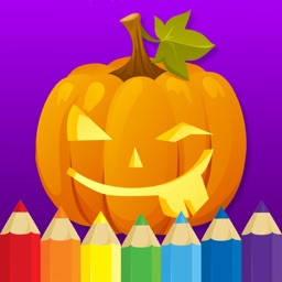 Coloring book : Draw Halloween