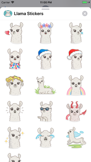 Llama Stickers & Emojis(圖2)-速報App