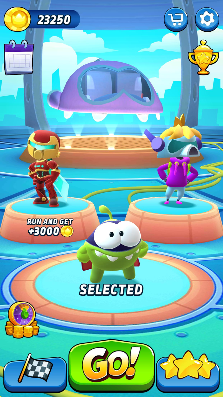 Om Nom: Run Hack screenshot 4 - iOS game interface
