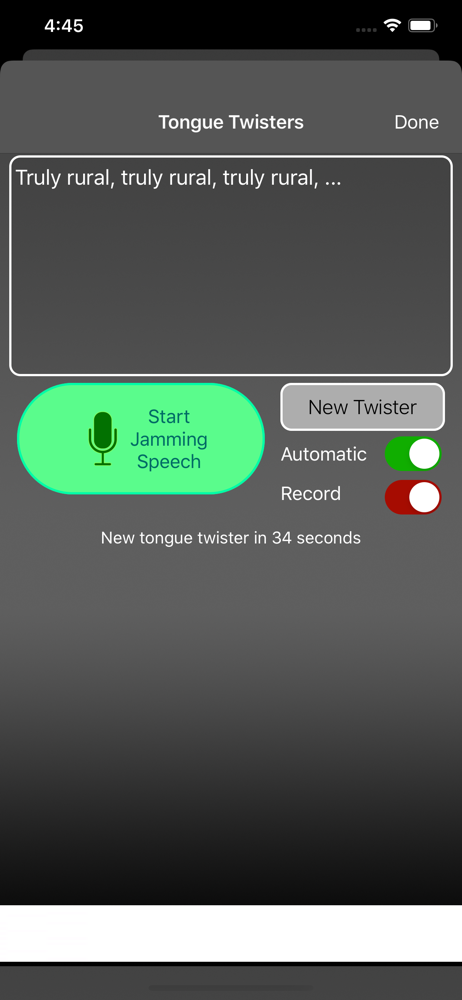 Speech Jammer Overview Apple App Store Us - tongue twister roblox id