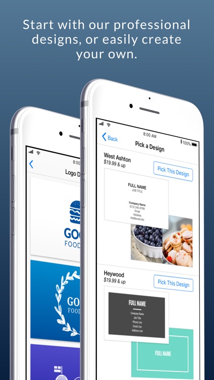 Business Card Maker & Logo App screenshot-4
