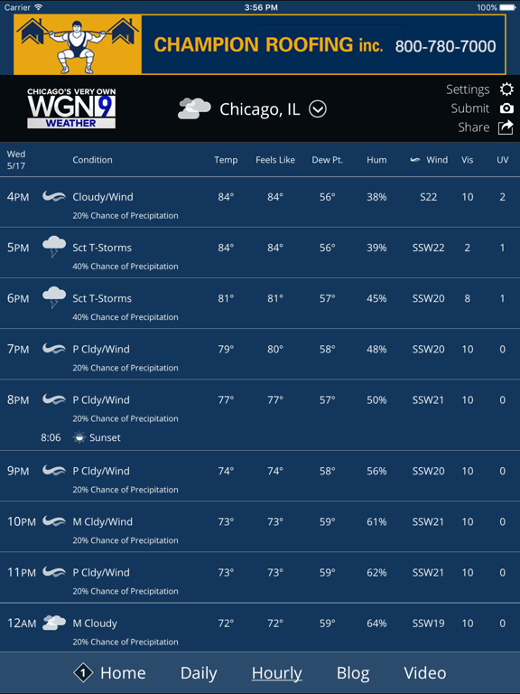 WGN-TV Chicago Weather screenshot 3