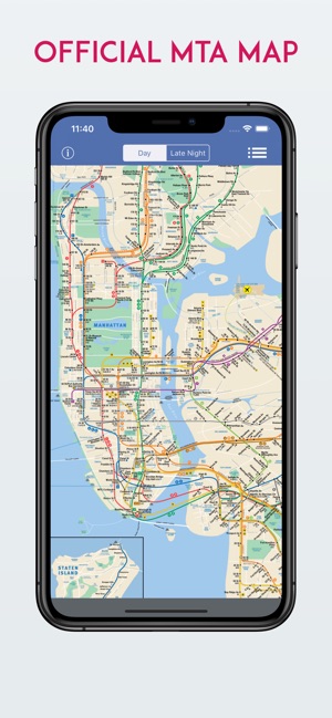 New York Subway Nyc Mta Map On The App Store