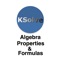 This application is about all important formulas and properties for algebra and pre-algebra