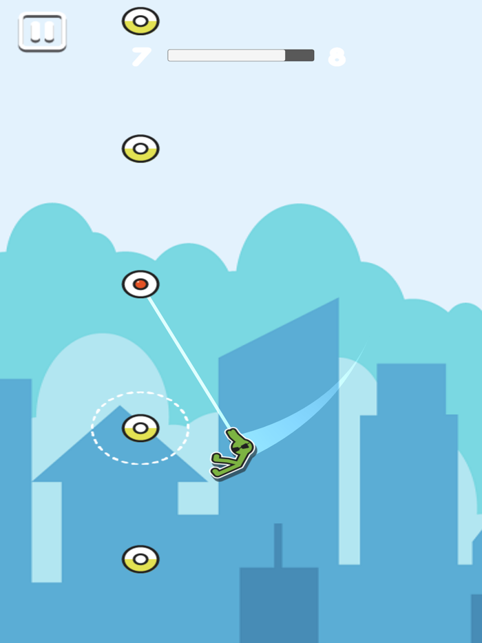 Stickman Hero  Hook And Swing