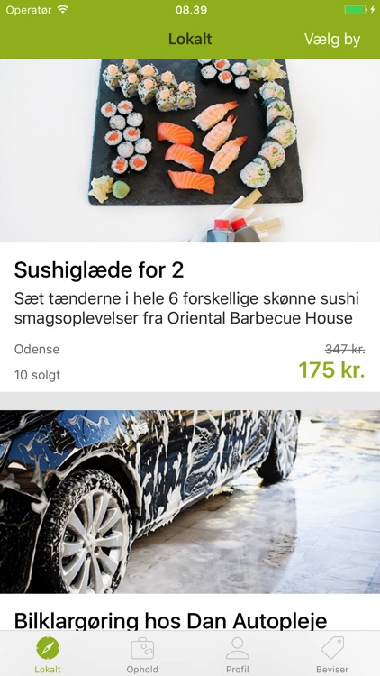 Deal - lokale tilbud og ophold