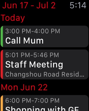 tiny calendar apple watch