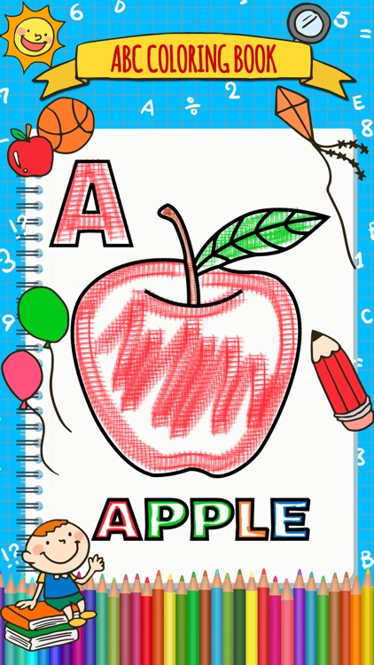 Abc Coloring Book-Draw & paint