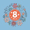 8th March Women's Day stickers
