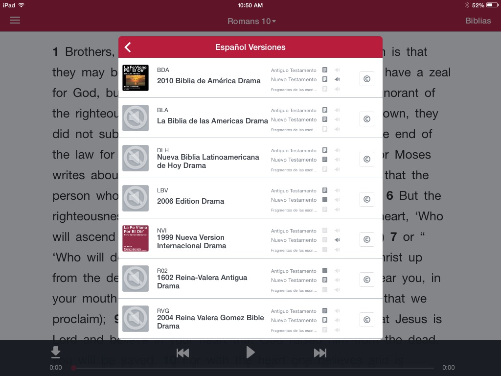 Bible - Audio & Video Bibles screenshot 3