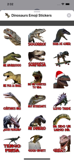 Dinosaurs Emoji Stickers(圖2)-速報App