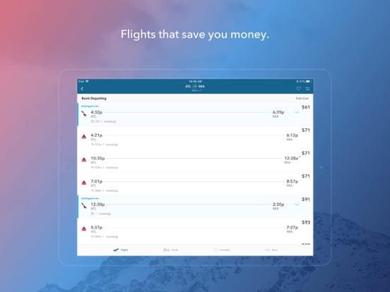 Skiplagged — Actually Cheap Flights & Hotels screenshot