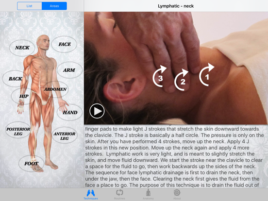Massage Techniques screenshot
