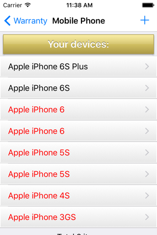Warranty screenshot 2
