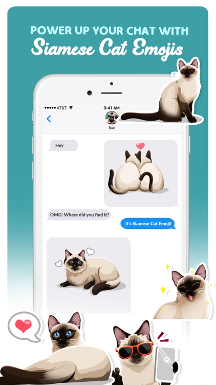 Siamese Cats Emoji Sticker