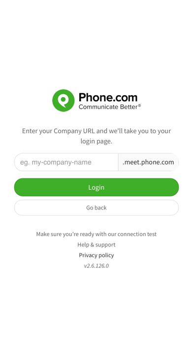 Phone.com Meetings screenshot 2