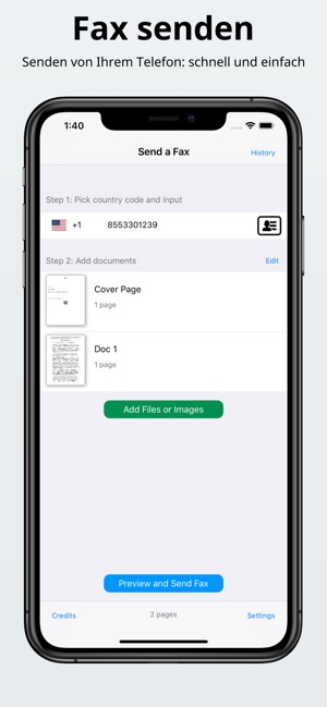 Fax App Senden Empfangen Faxen Im App Store