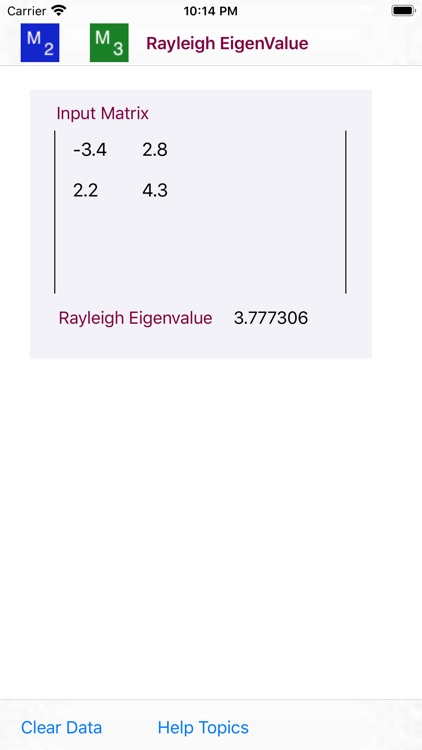 Rayleigh Eigenvalue screenshot-6