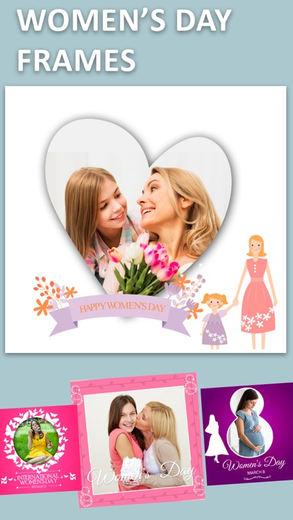 Women's Day Photo Frame Editor