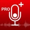 Audio Recorder Plus Pro is the easiest way to record and playback sounds