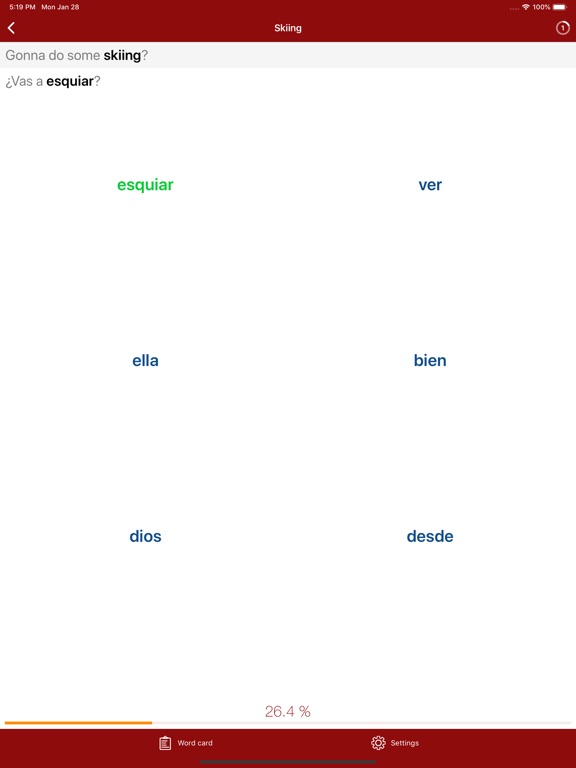 【图】Polyglot – Spanish Words(截图3) 【图】Polyglot – Spanish Words(截图3)