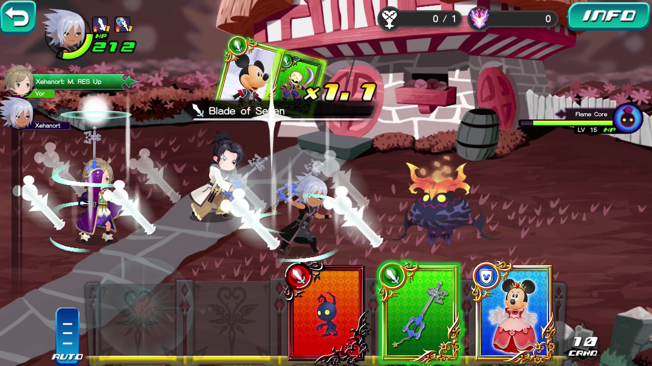 Screenshot do app KINGDOM HEARTS Uχ Dark Road